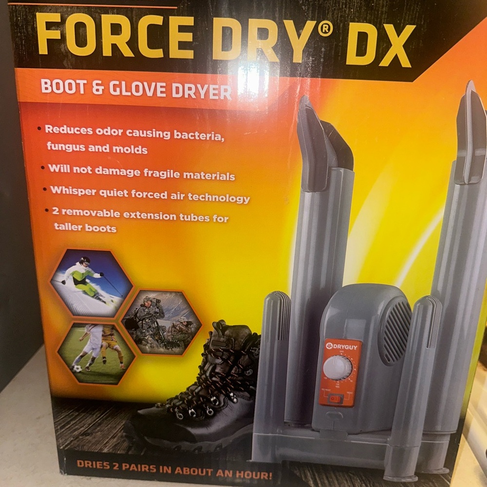 Force Dry DX Boot & Glove Dryer - Gray and Orange